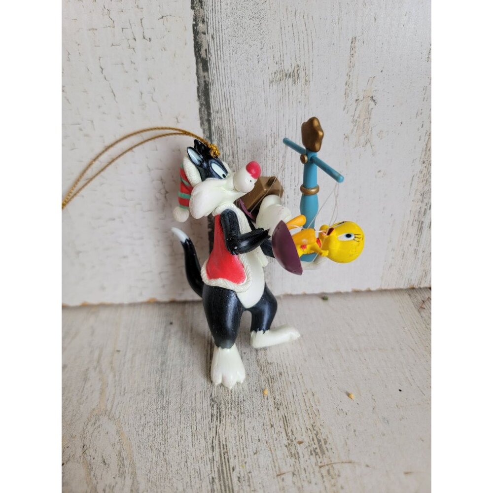 Vintage Sylvester cat‎ Tweety Bird scale ornament Xmas